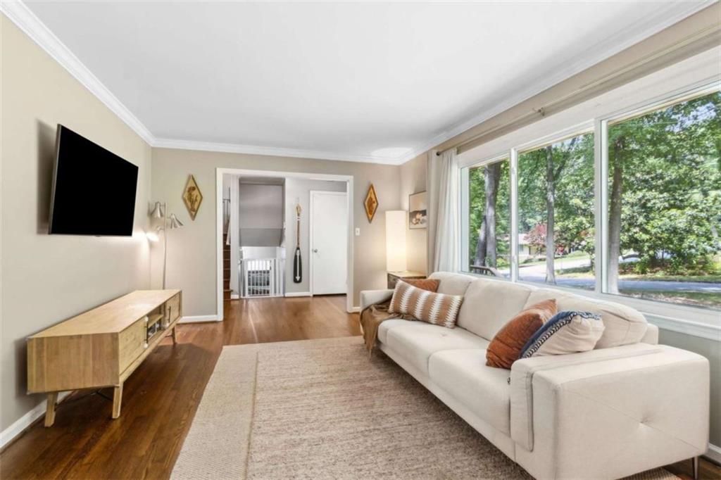 3362 Northbrook Drive Atlanta, GA 30340 - Photo 11 of 55 a living room with furniture and a flat screen tv
