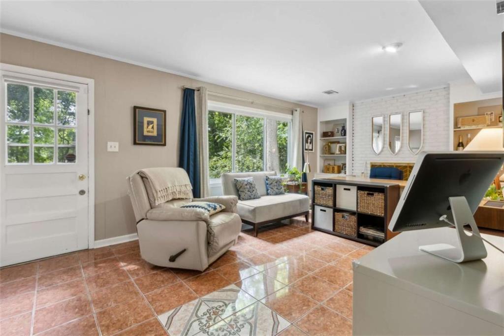 3362 Northbrook Drive Atlanta, GA 30340 - Photo 27 of 55 a living room with furniture and a flat screen tv