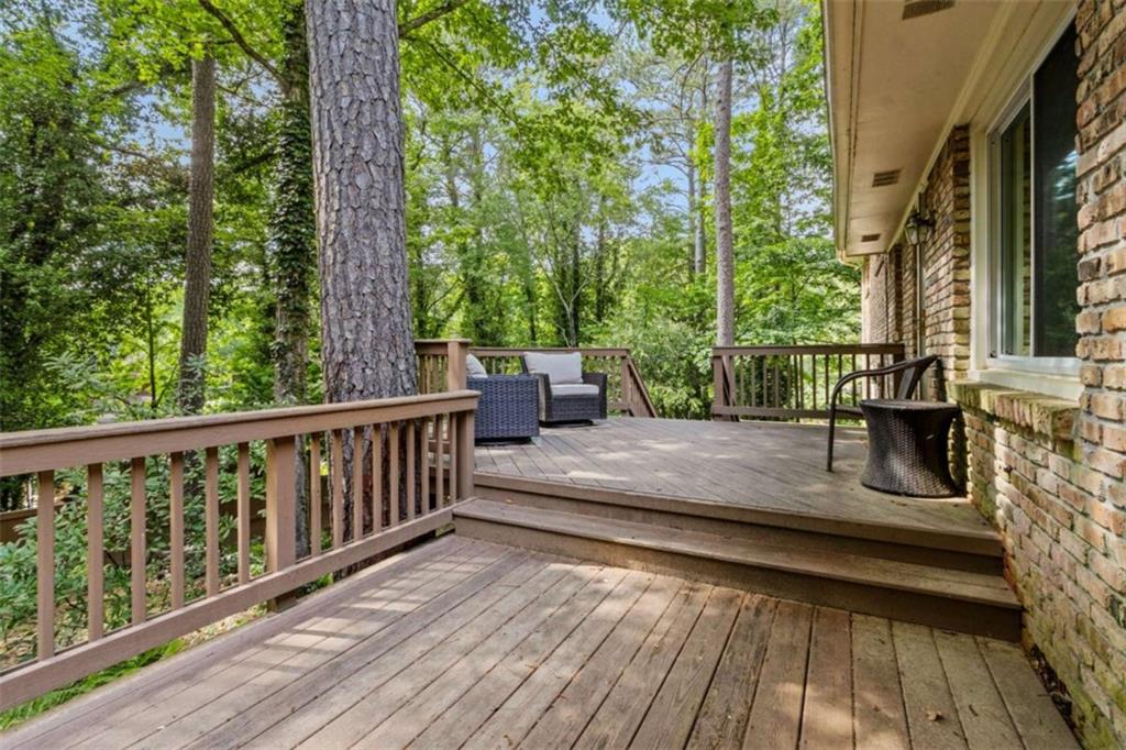 3362 Northbrook Drive Atlanta, GA 30340 - Photo 48 of 55 a view of balcony with wooden floor and outdoor seating