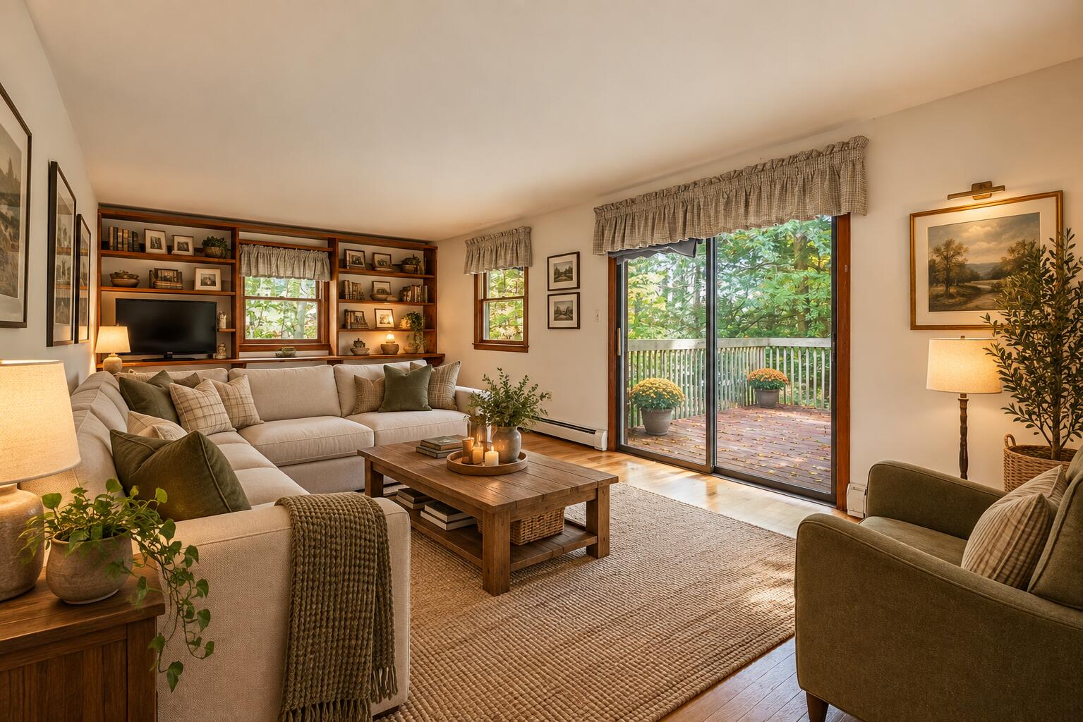 157 Buker Road Litchfield, ME 04350 - Photo 24 of 51 Cozy Rustic Living Room Retreat