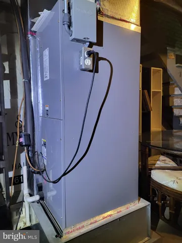 a view of a room with rack on the wall