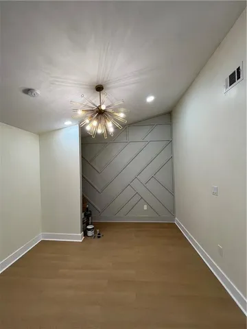 a view of an empty room