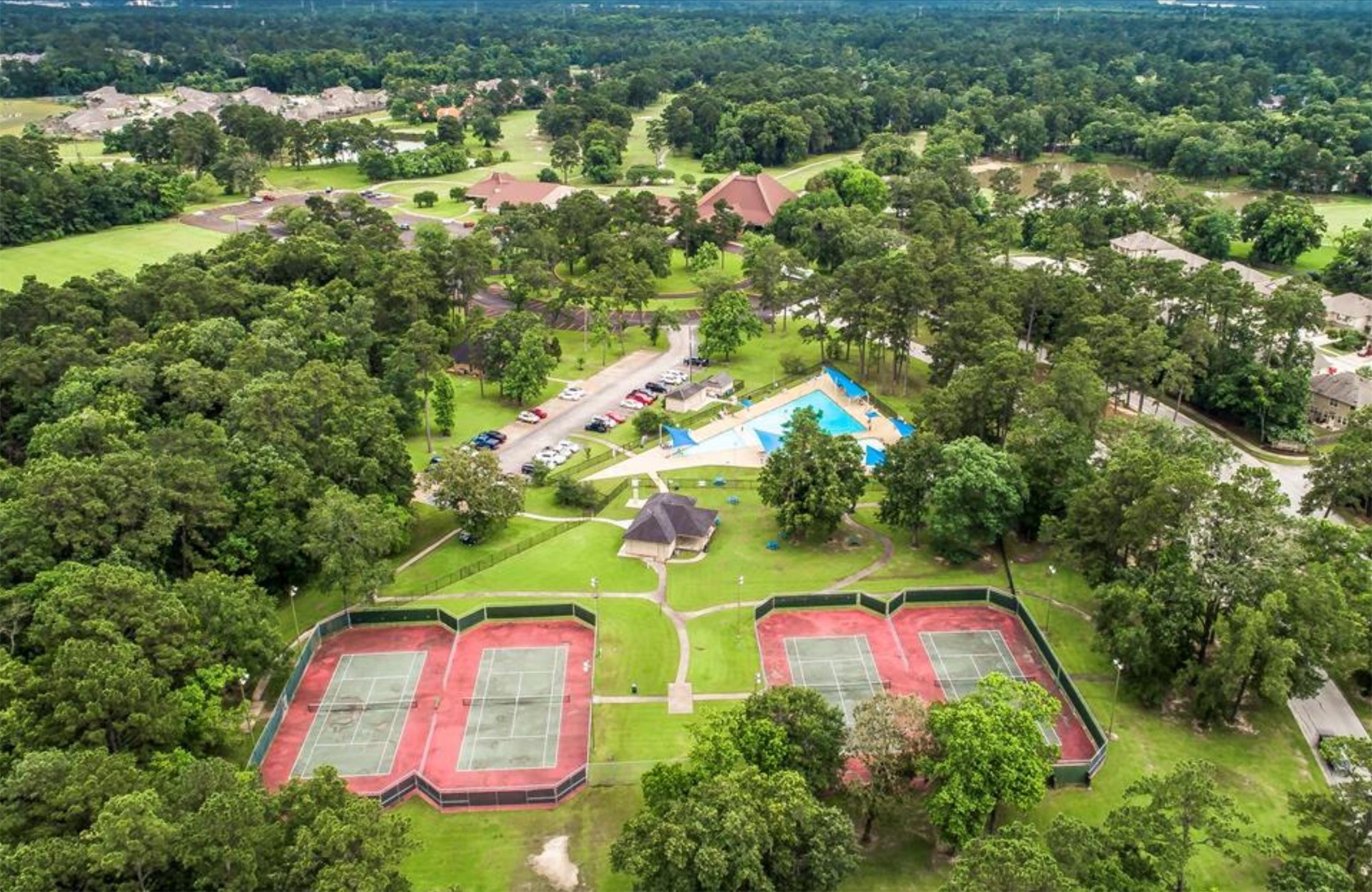 2023 Foxtail Crk Court Crosby, TX 77532 - Photo 20 of 22 an aerial view of a house