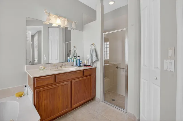 a workspace with furniture and a window