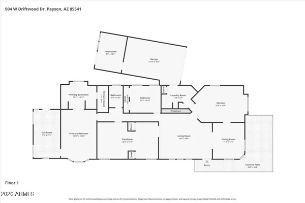 $345,000 | 904 West Driftwood Drive, Payson, AZ 85541