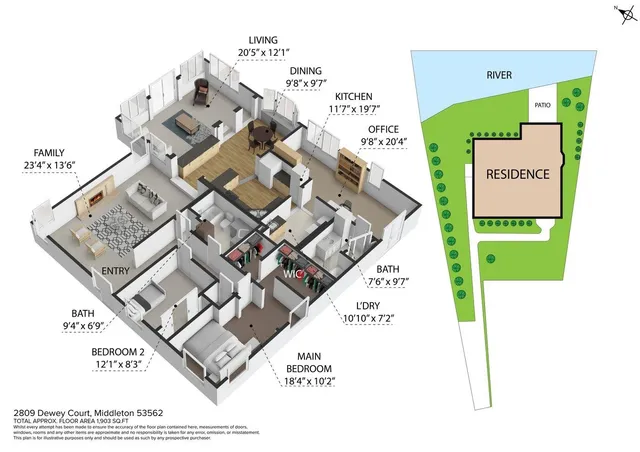 $1,250,000 | 2809 Dewey Court, Middleton, WI 53562