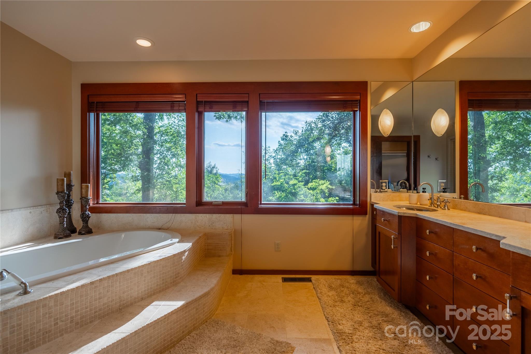 130 Piney Rdg Lane Saluda, NC 28773 - Photo 29 of 48 a bathroom with a large tub and sink