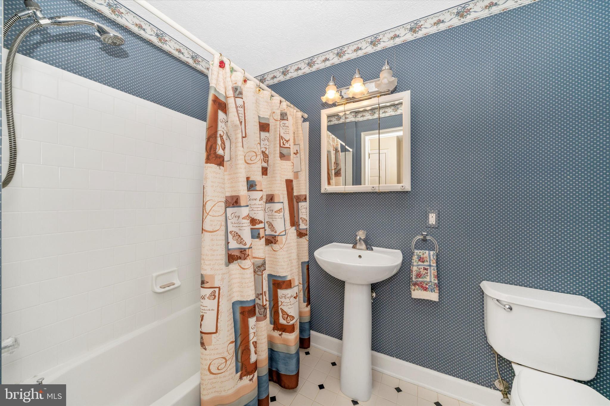 6117 Springwater Place, Unit 1723 Frederick, MD 21701 - Photo 36 of 50 a bathroom with a sink a toilet and shower