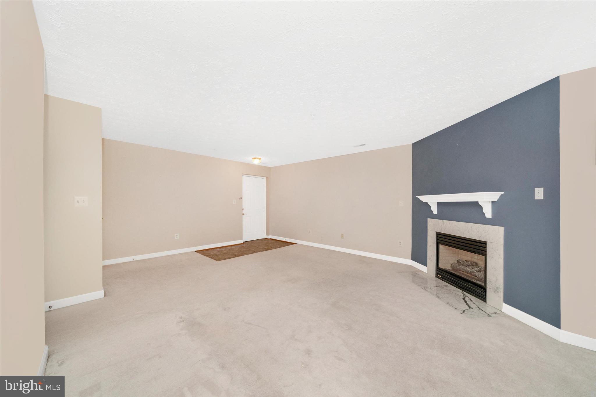 6117 Springwater Place, Unit 1723 Frederick, MD 21701 - Photo 9 of 50 a view of an empty room with a fireplace and a window