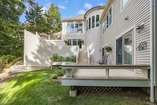 a view of a house with a roof deck