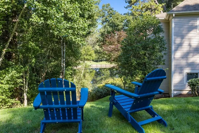 a view of a back yard