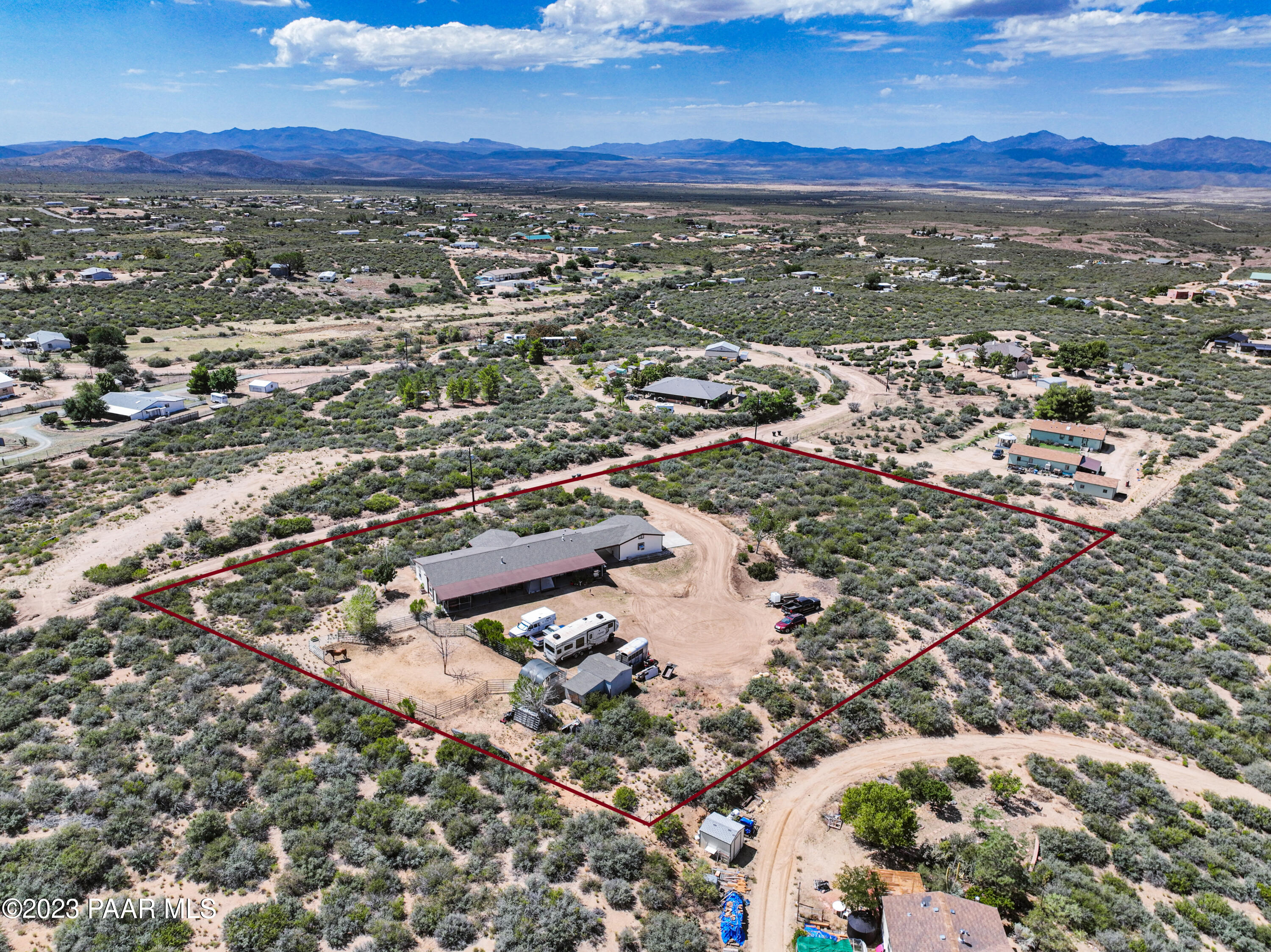7970 West Hampton Road Kirkland, AZ 86332 - Photo 50 of 52 Aerial Overview Line 2