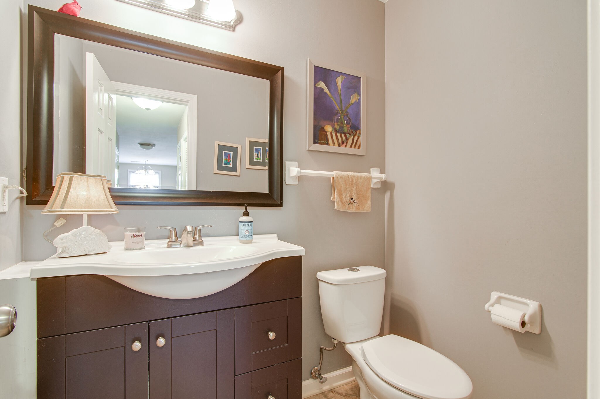 902 General George Patton Road Nashville, TN 37221 - Photo 13 of 22 a bathroom with a toilet a sink and mirror