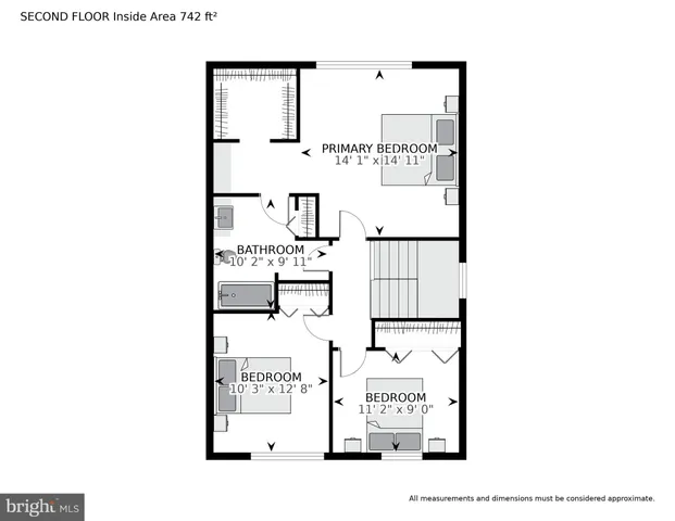 a picture of a bench in front of a building