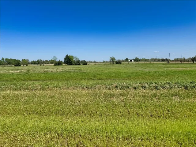 a view of an ocean from a yard