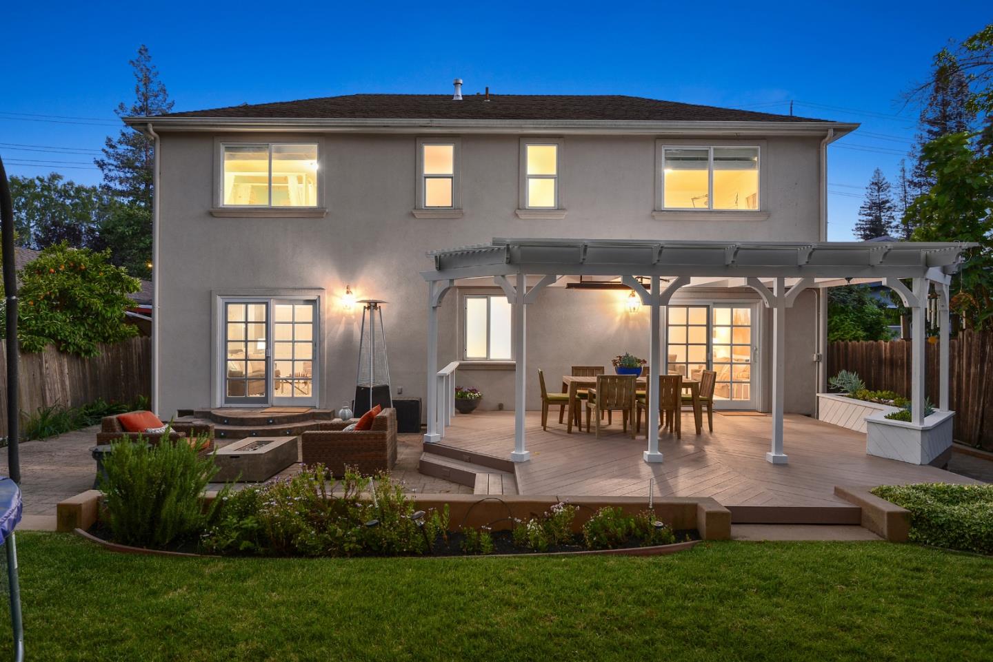 1314 Cloud Avenue Menlo Park, CA 94025 - Photo 28 of 31 a view of a house with sitting area and garden view
