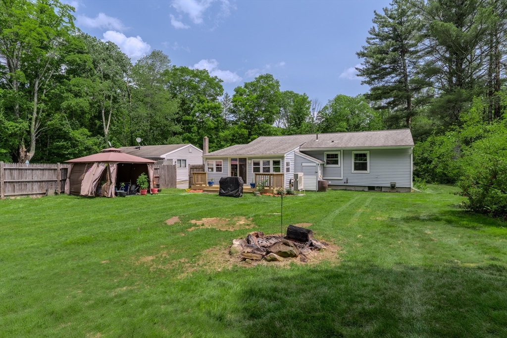 71 Webber Road Brookfield, MA 01506 - Photo 32 of 41 a view of a house with backyard and garden