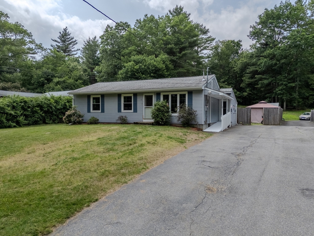 71 Webber Road Brookfield, MA 01506 - Photo 35 of 41 a view of house with outdoor space and garden