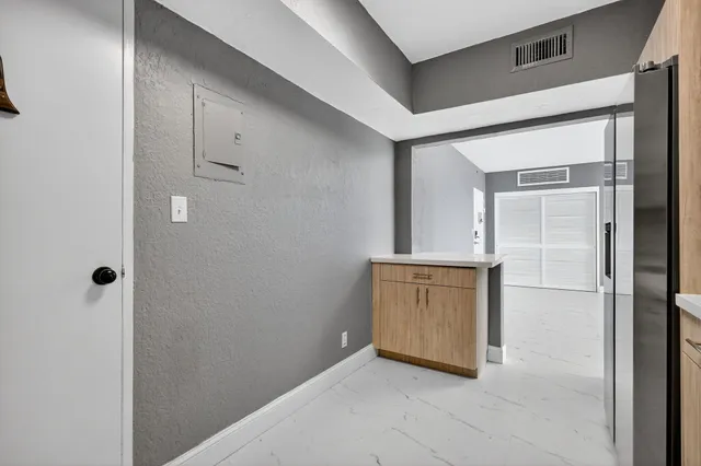 a view of an empty room