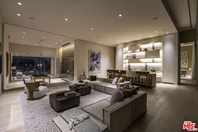 a bed room with a bed and a potted plant