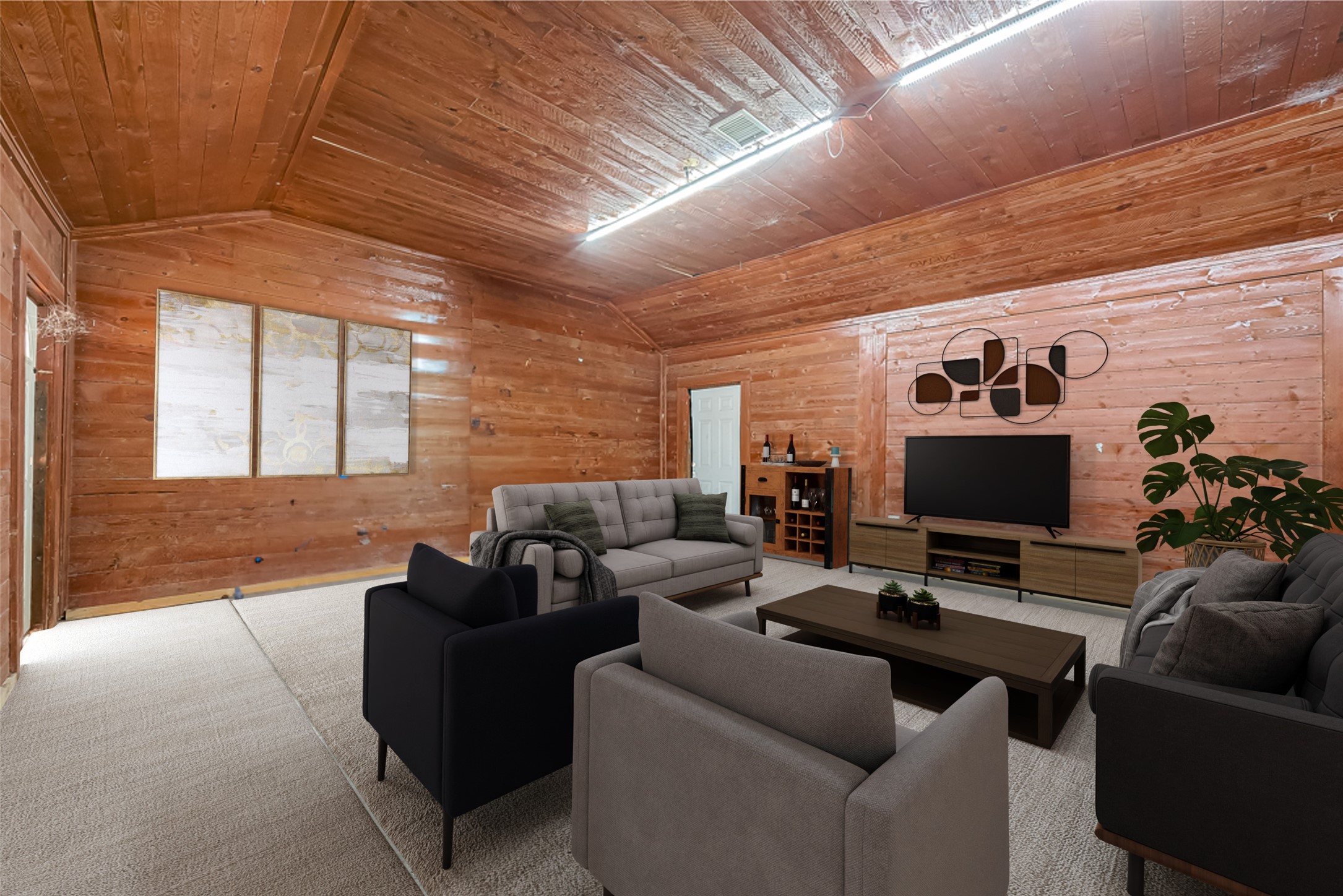 648 Oak Ridge Cleveland, TX 77328 - Photo 11 of 18 Garage. Virtually staged.