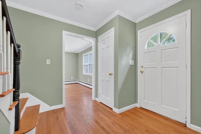 wooden floor in an empty room