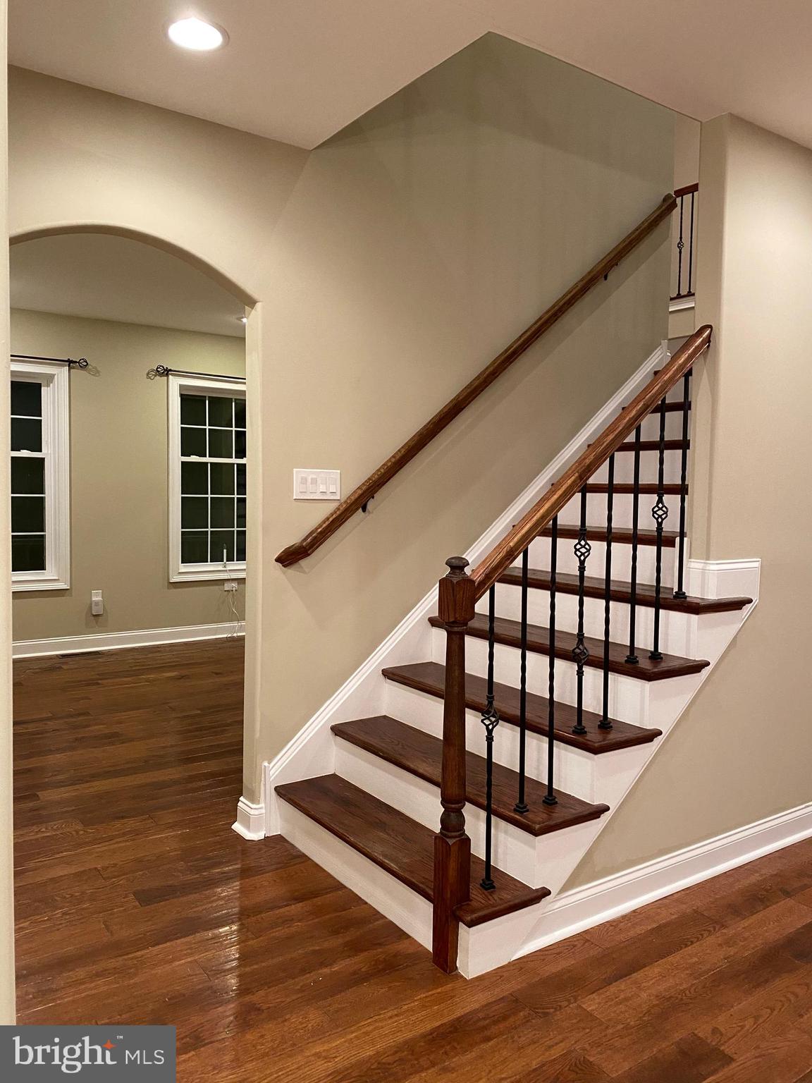 277 East Lake Road Woodstown, NJ 08098 - Photo 8 of 54 Rear Staircase w/Arched Doorway to Dining Room