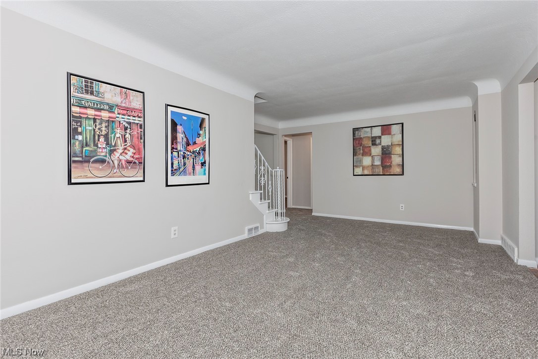 4402 Bayard Road South Euclid, OH 44121 - Photo 6 of 27 Spacious living room with new carpeting 2023