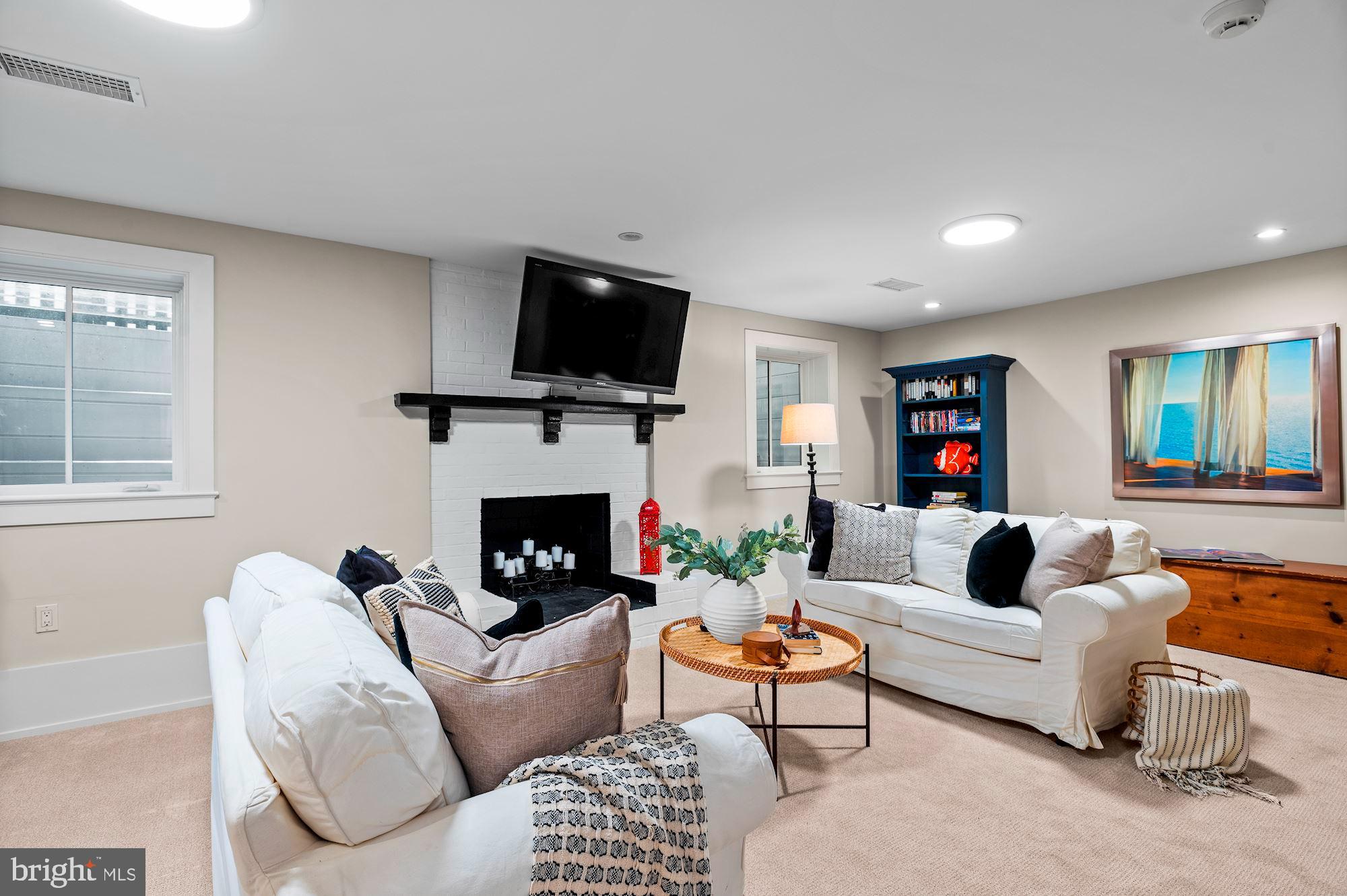 7505 Exeter Road Bethesda, MD 20814 - Photo 29 of 33 Lower Level - Recreation Room
