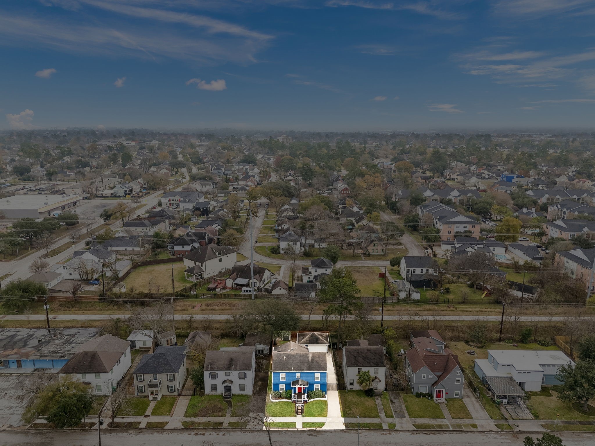 5309 Palmer Street Houston, TX 77004 - Photo 41 of 42 an aerial view of a city