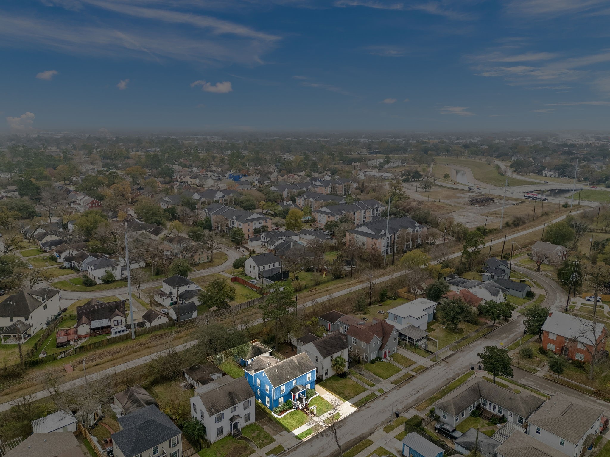 5309 Palmer Street Houston, TX 77004 - Photo 6 of 42 an aerial view of a city