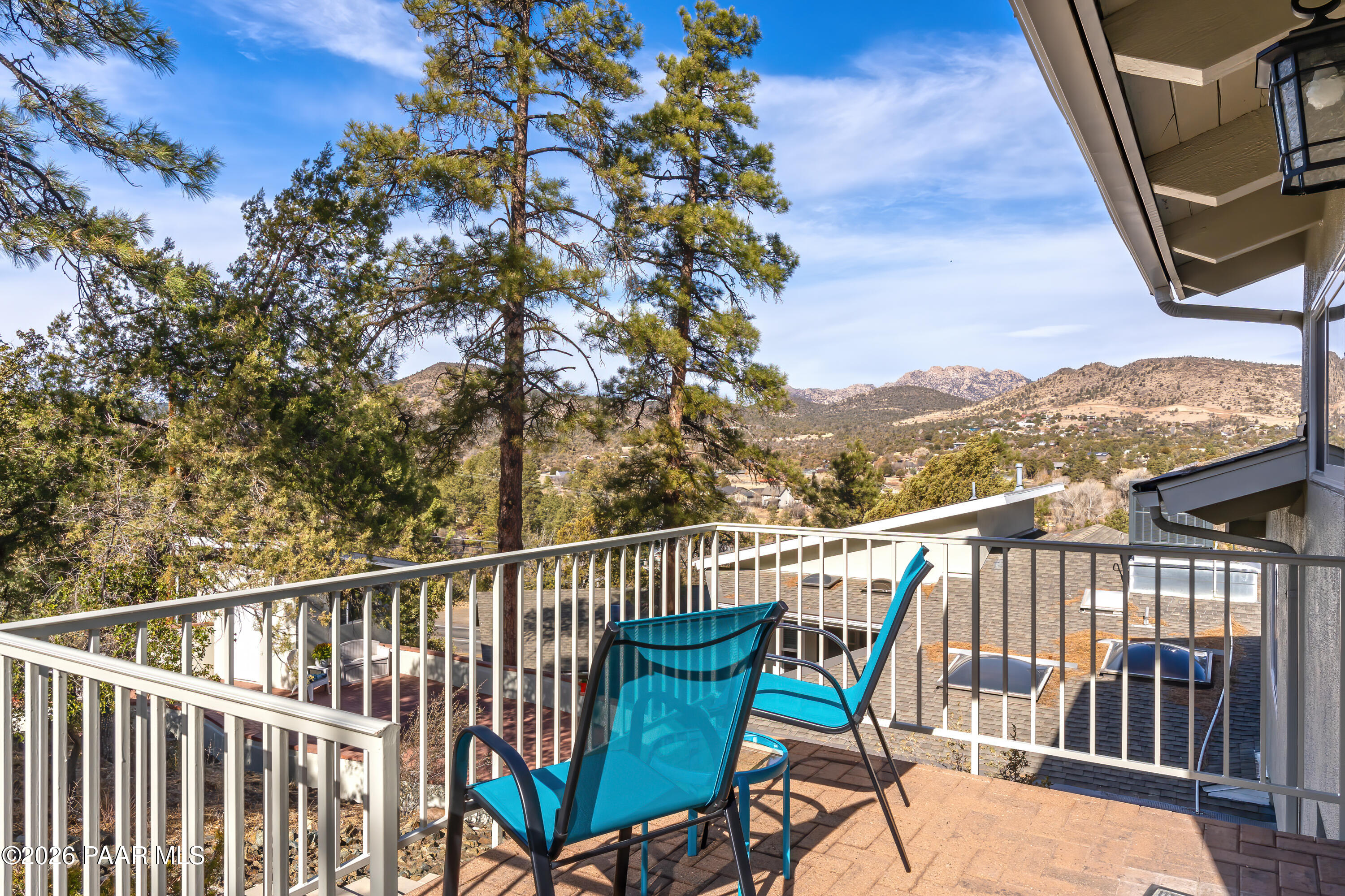 2405 North Williamson Valley Road Prescott, AZ 86305 - Photo 19 of 79 a view of a balcony with furniture