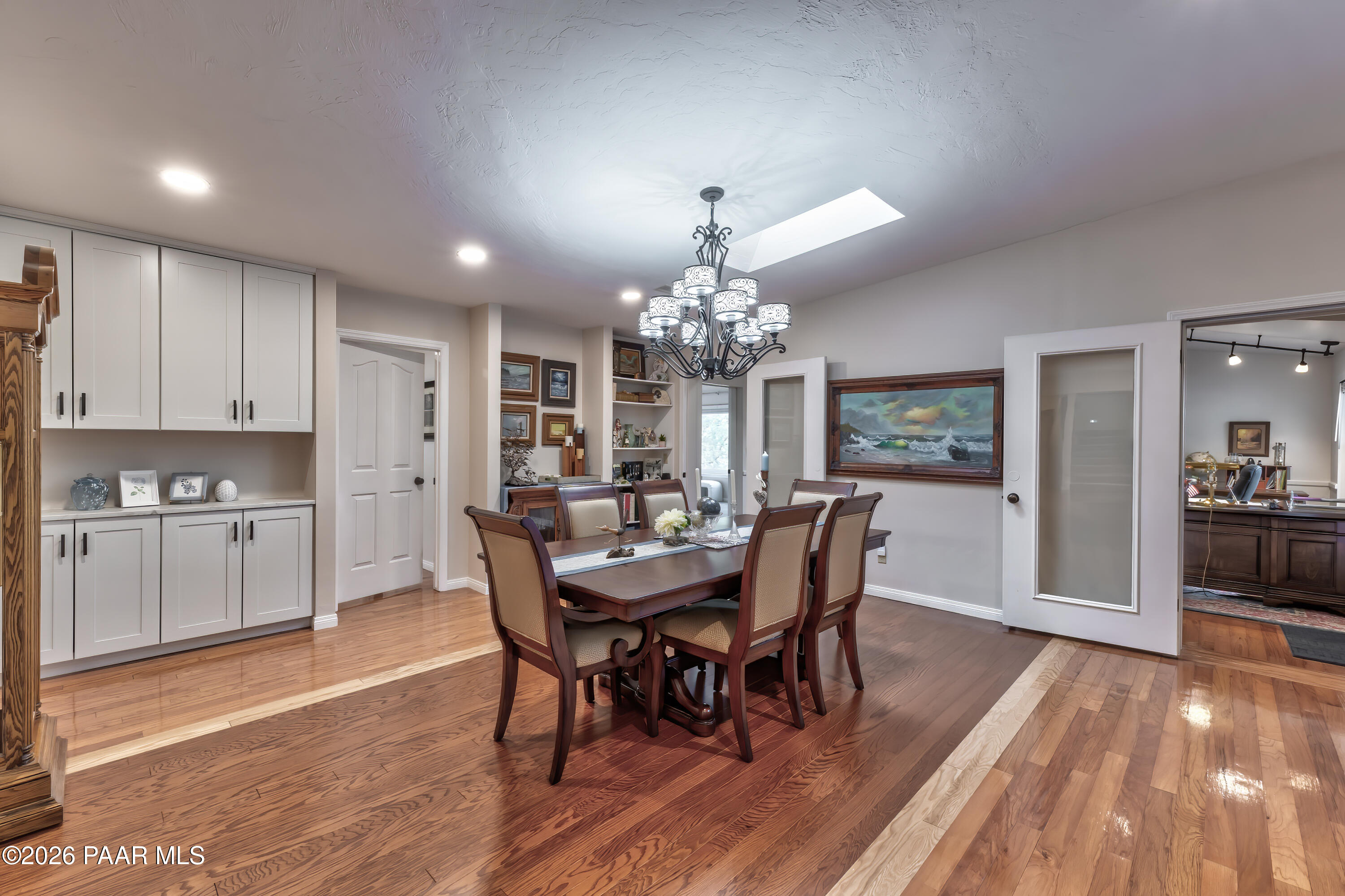 2405 North Williamson Valley Road Prescott, AZ 86305 - Photo 26 of 79 a view of a dining room with furniture and chandelier