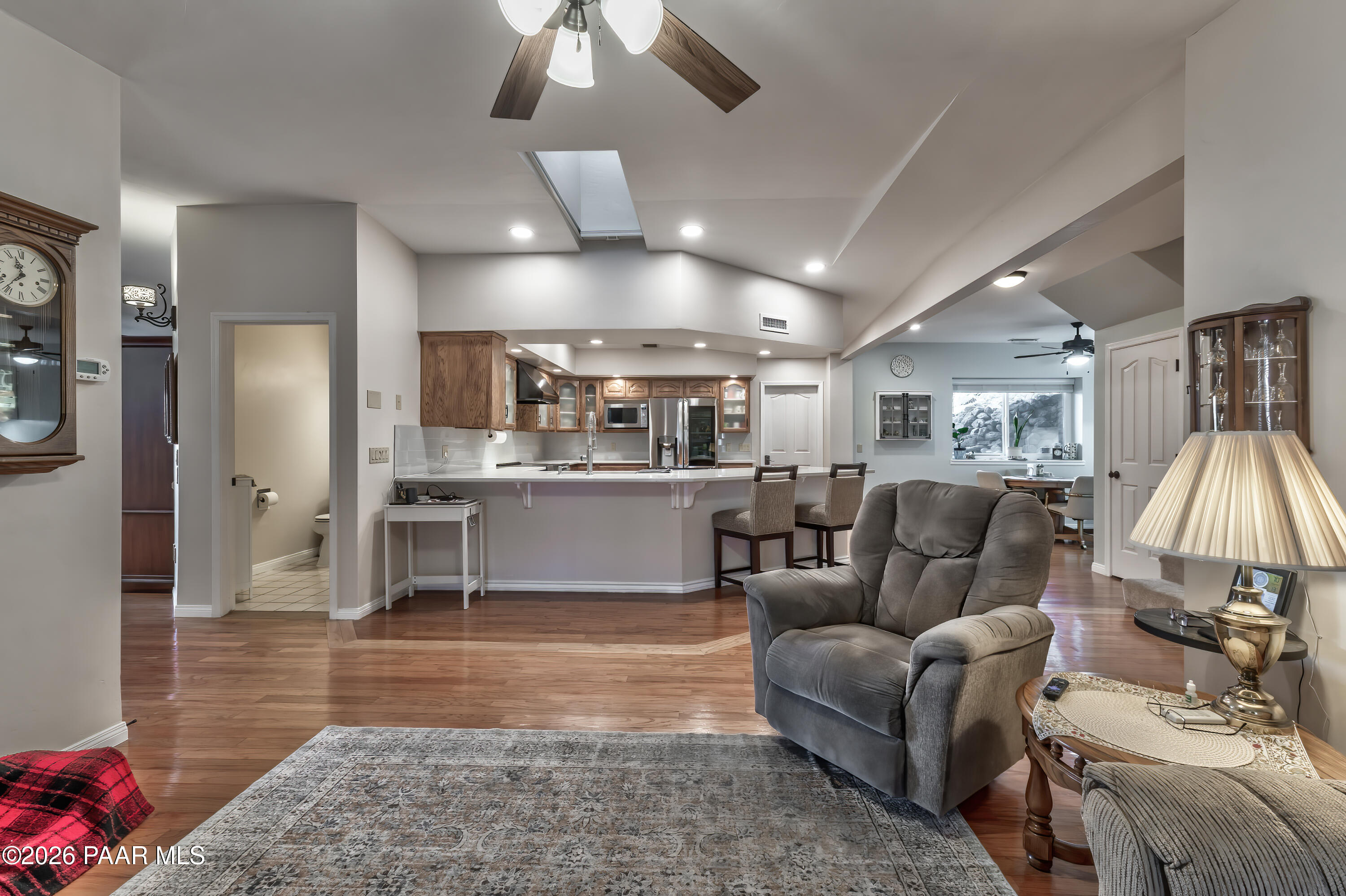 2405 North Williamson Valley Road Prescott, AZ 86305 - Photo 42 of 79 a living room with furniture and kitchen view