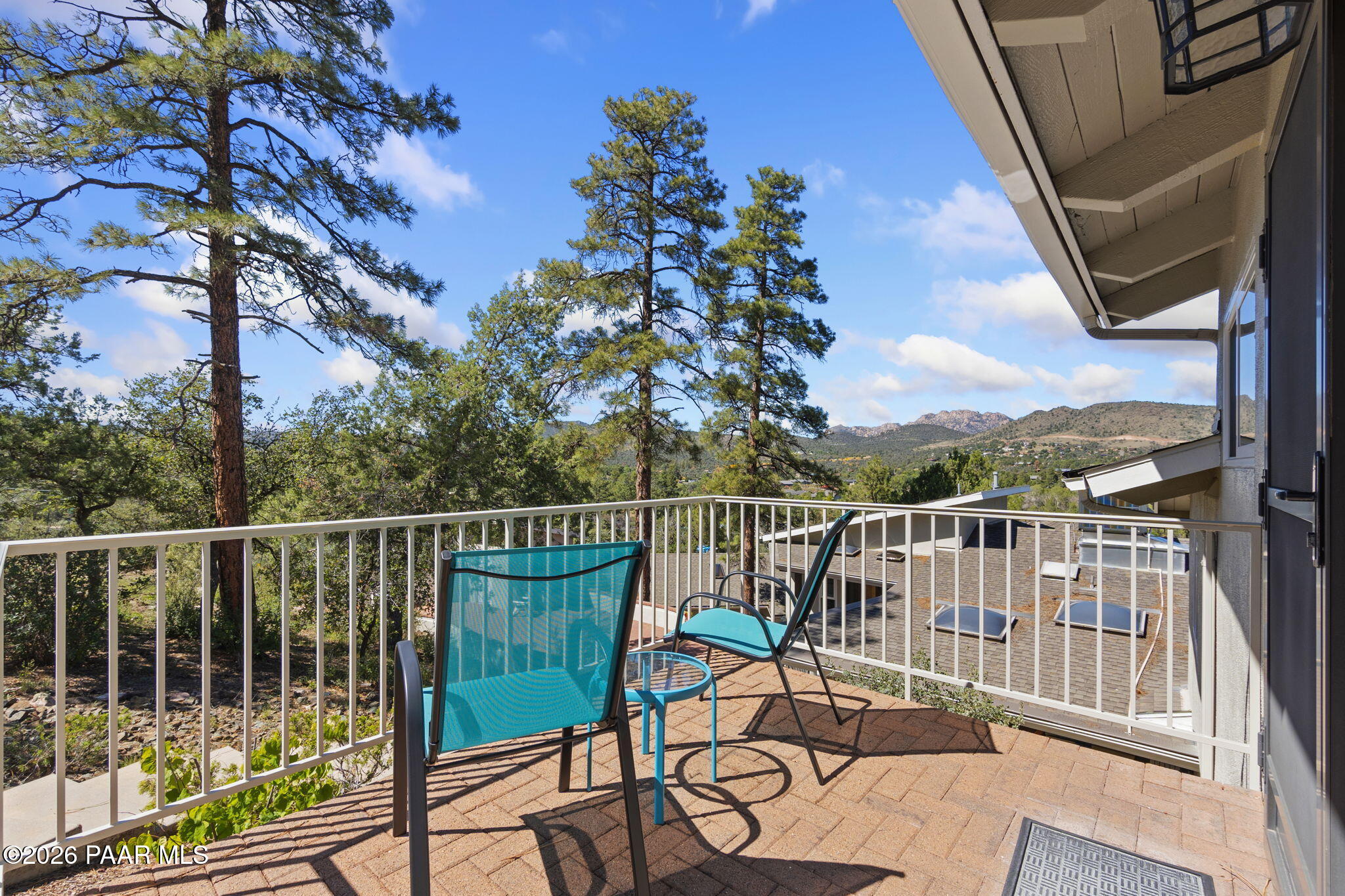2405 North Williamson Valley Road Prescott, AZ 86305 - Photo 70 of 79 a view of a balcony with wooden floor and fence
