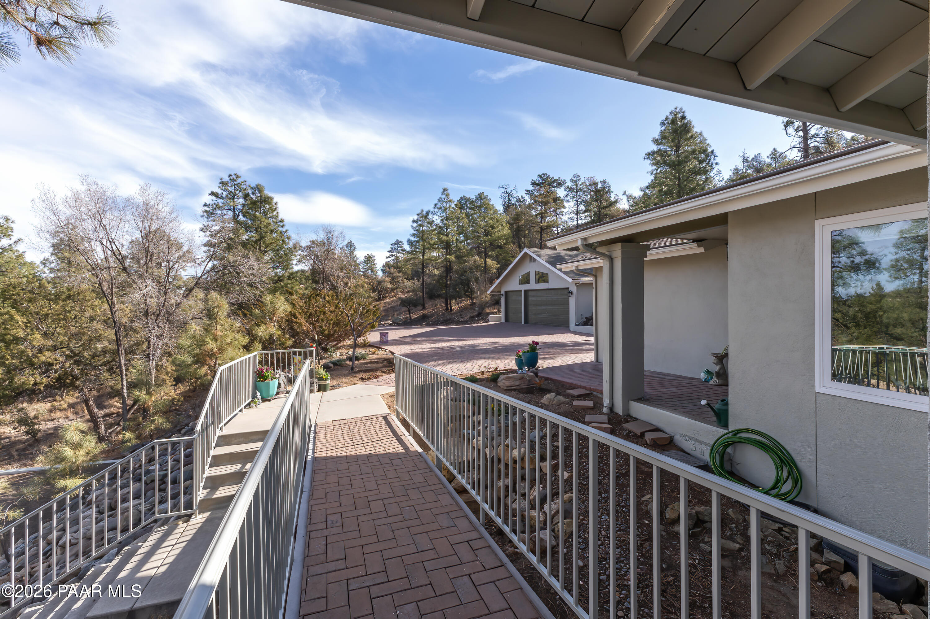 2405 North Williamson Valley Road Prescott, AZ 86305 - Photo 8 of 79 a view of balcony with wooden floor and fence