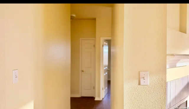 a view of a bathroom with a shower