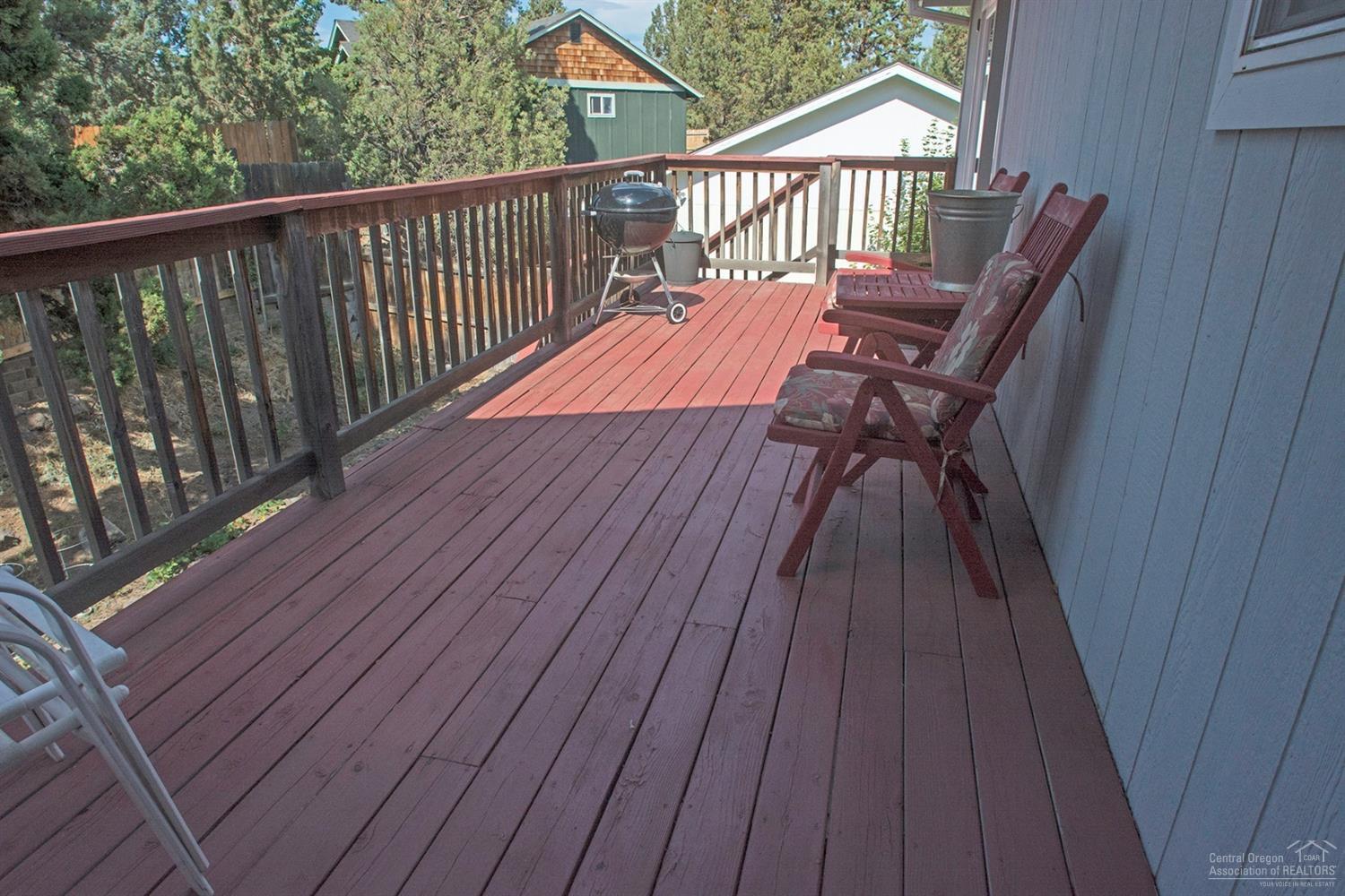 2368 Northeast Wells Acres Road Bend, OR 97701 - Photo 12 of 25 Outside back deck, upper level. Entry fr