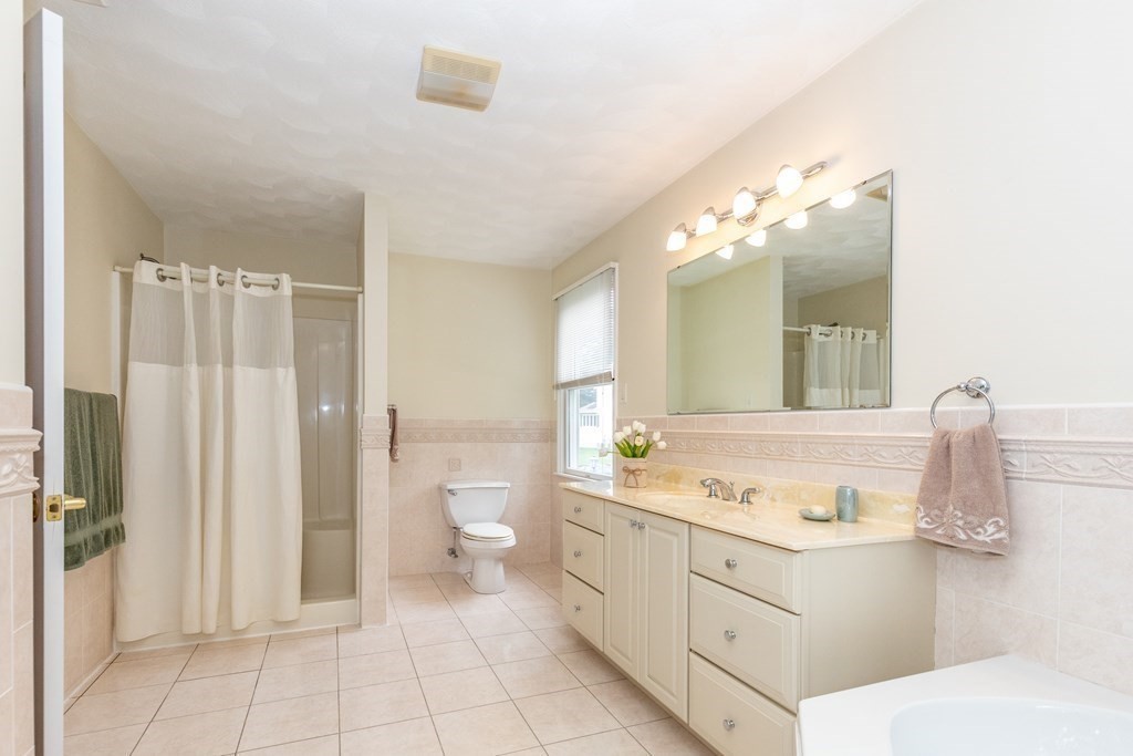 216 Rangeway Road, Unit 161 Billerica, MA 01862 - Photo 26 of 39 a bathroom with a sink a toilet and a mirror