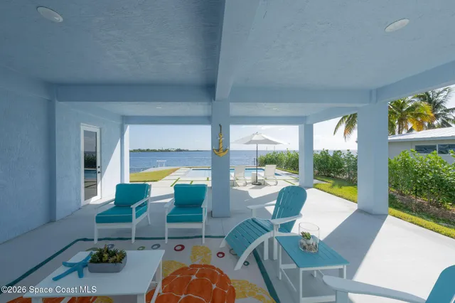 a view of a city from a terrace