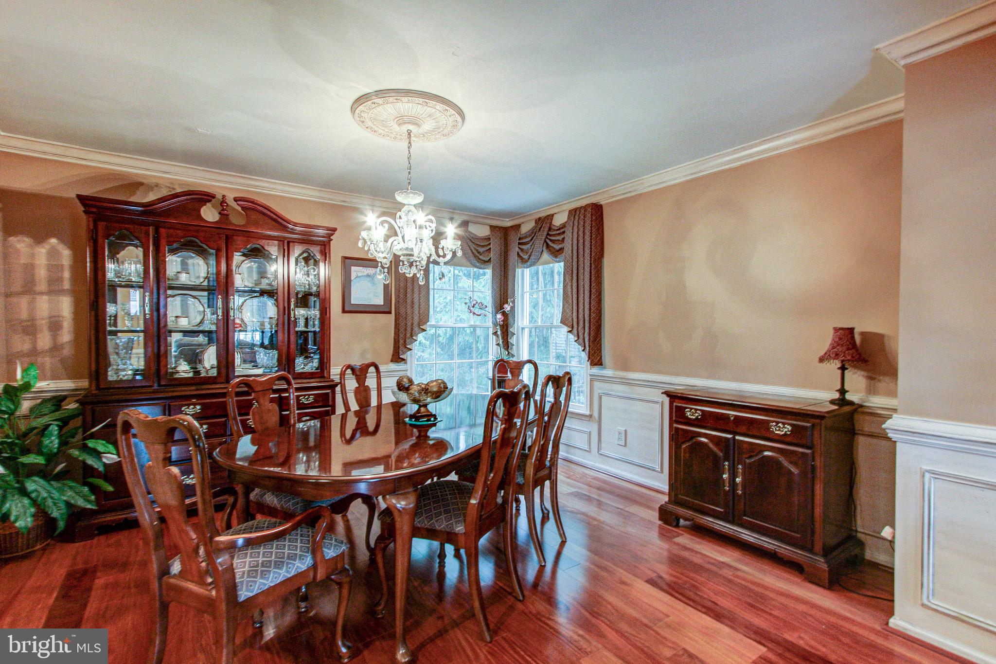 3 Raleigh Circle Medford, NJ 08055 - Photo 14 of 41 Dining room wide plank Brazillian cherry floors