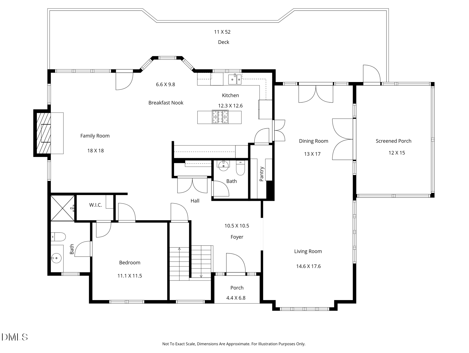 5306 Taproot Lane Durham, NC 27705 - Photo 5 of 7 a black white and white photo of a