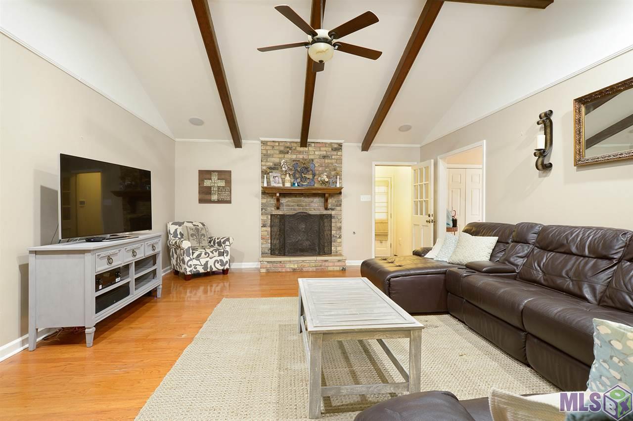 12732 Country Ridge Avenue Baton Rouge, LA 70816 - Photo 10 of 15 Den with Fireplace