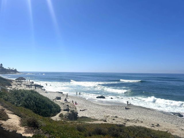 a view of ocean view with beach