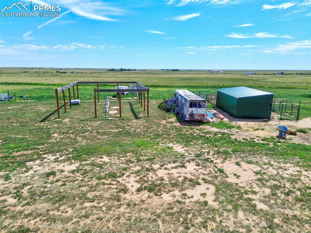 35875 Shear Road Yoder, CO 80864 - Photo 9 of 45 a view of a terrace with chairs