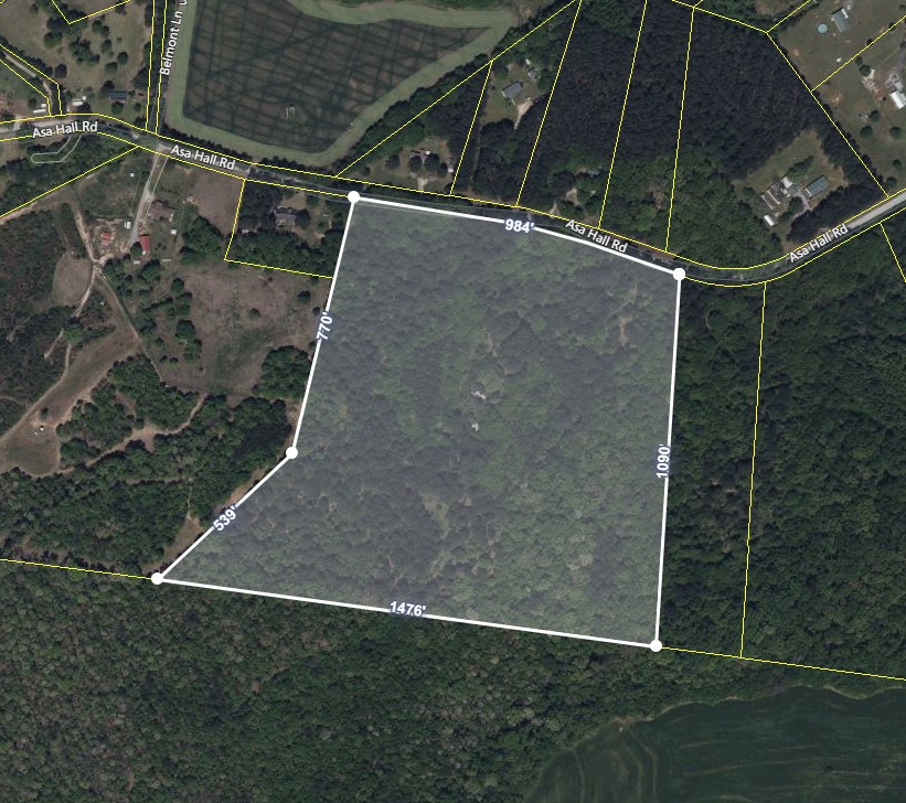 133 Asa Hall Road Iva, SC 29655 - Photo 2 of 33 Tract Dimensions