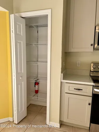 a view of a storage & utility room