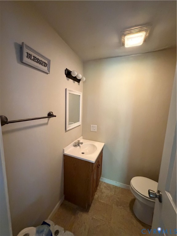 206 Germantown Road Farmville, VA 23901 - Photo 18 of 18 Wood-finish vanity with an integrated white sink,