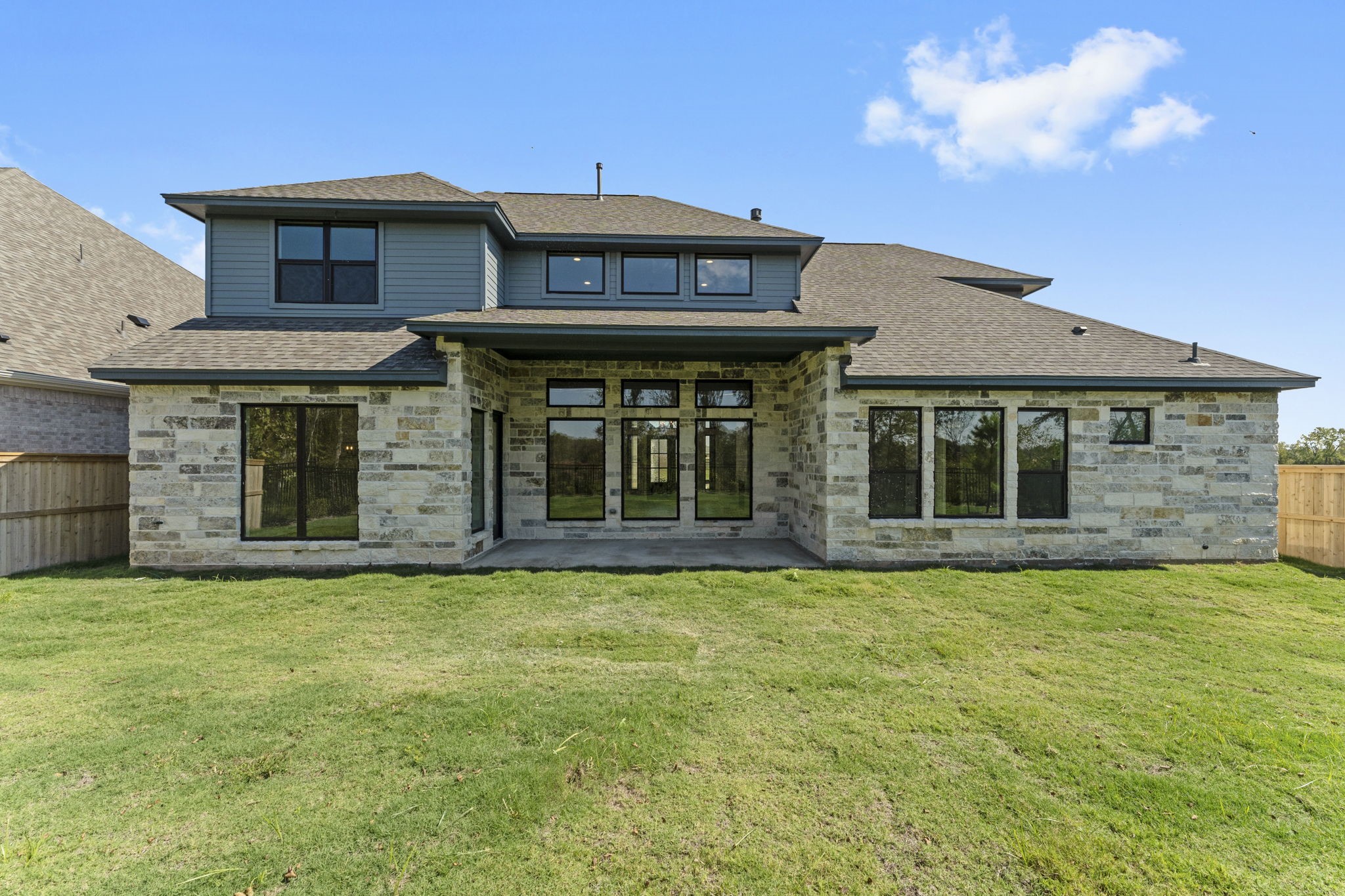 7818 Blue Dasher Pk Place Fulshear, TX 77441 - Photo 17 of 17 Rear yard ready for a family.