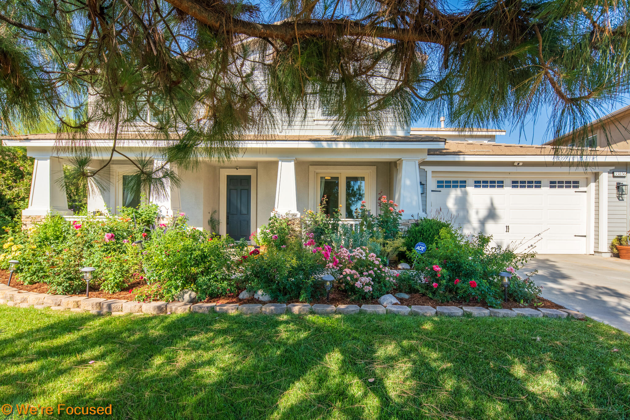 33856 Augusta Circle Yucaipa, CA 92399 - Photo 44 of 55 front view of a house with a garden